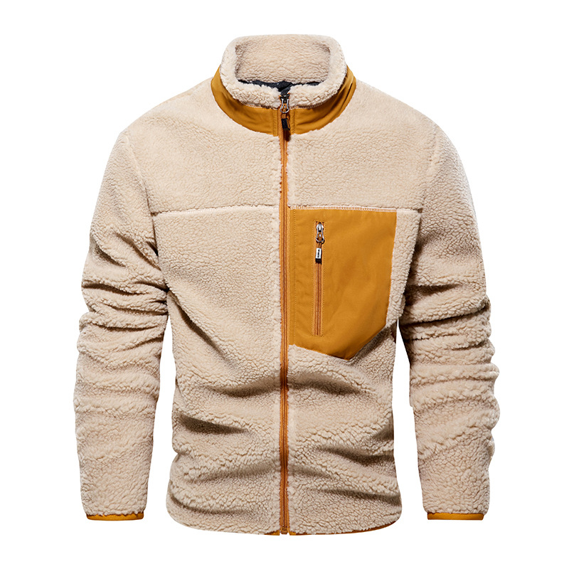 Giacca uomo in agnello casual e calda per l'inverno_voghion.com