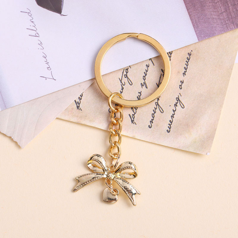 Temu AliExpress shein Xiyin Amazon 外国貿易人気ジュエリーシンプルなリボンキーホルダーペンダント|undefined