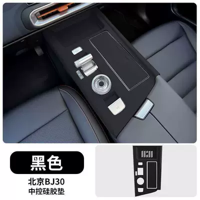 Anti-slip mat Silicone Protective Mat, Door - central-control-silicone-protective-pad-black-model-beijing-bj30