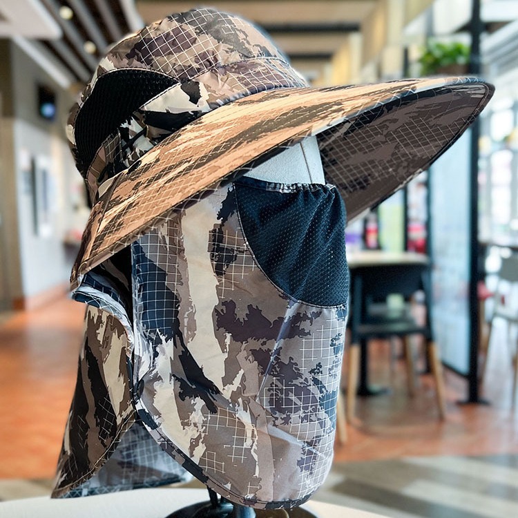 Climbing travel quick dry camouflage summer sun hat for men and…