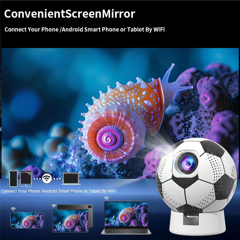 2025新品便携投影仪 1080P户外露营投影儀mini p