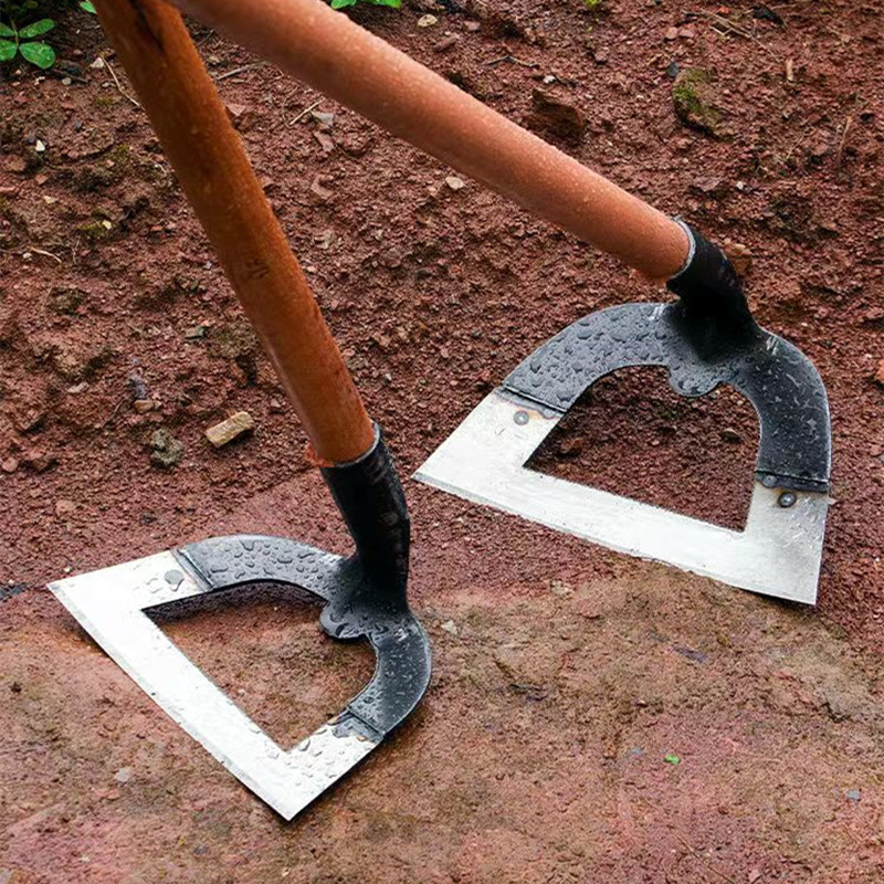 锄头播种家用除草专用神器种菜户外专业锰钢铲草农具农用耕种工具