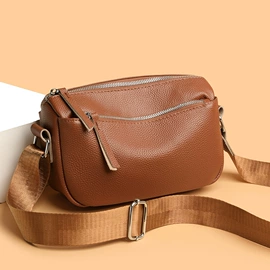 女士单肩包;小方包;真皮女包