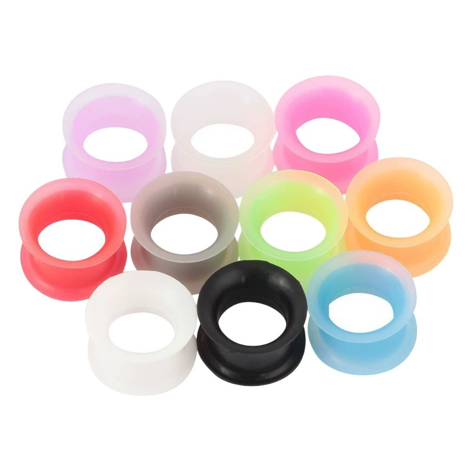 Мягкий силиконовый двойной динамик расширения ушей 3-25 мм