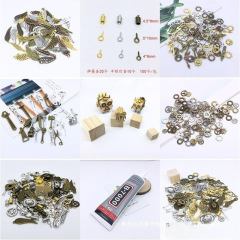 朋克机器人材料材料机器人手工制作木块创意素材团建活动