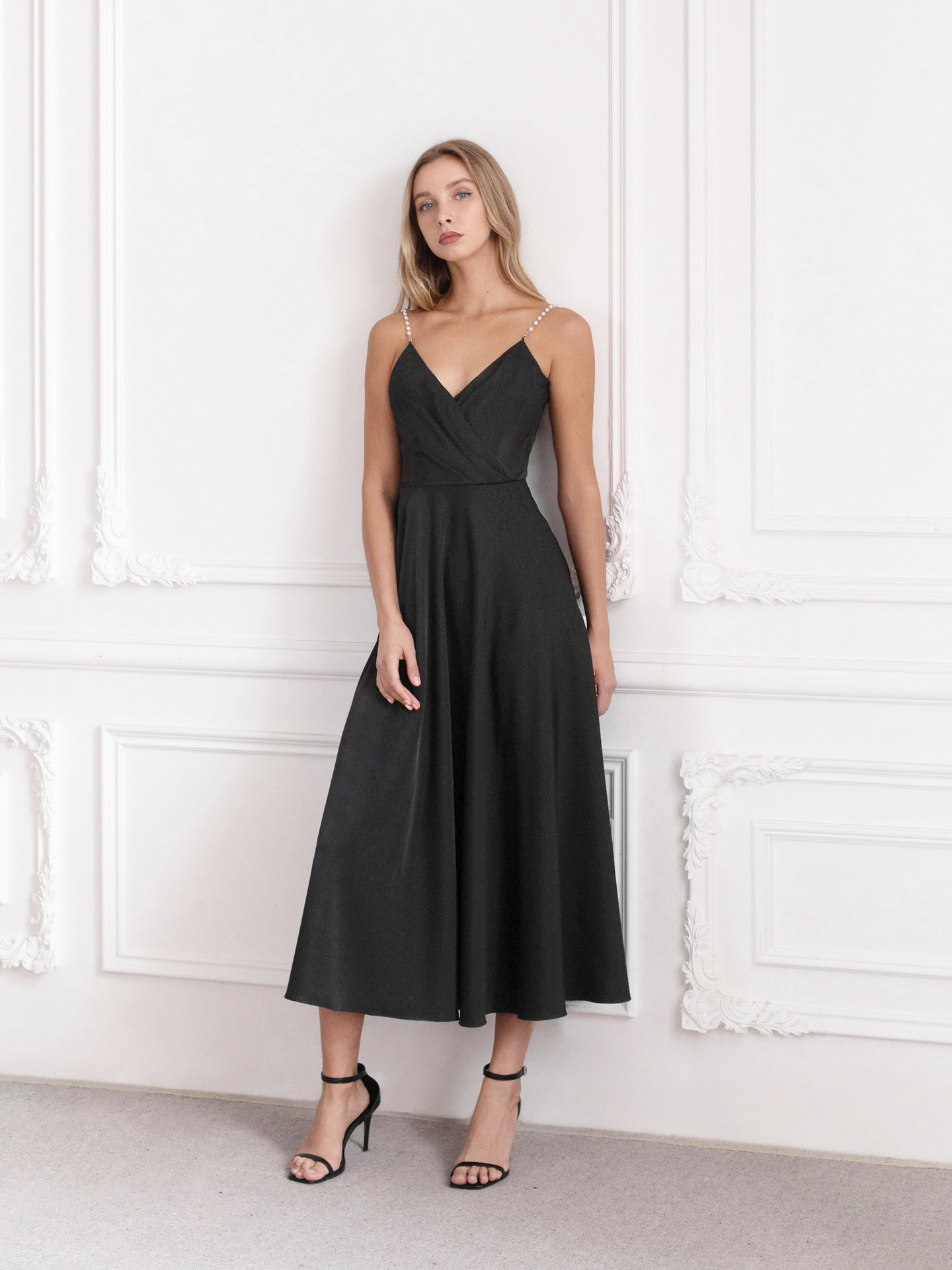 sexy cross V-neck dress NSYSB47823