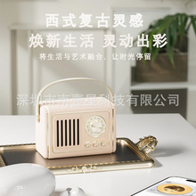 新款复古蓝牙音响P19 创意礼品收音机便携式手提低音炮迷你小音箱