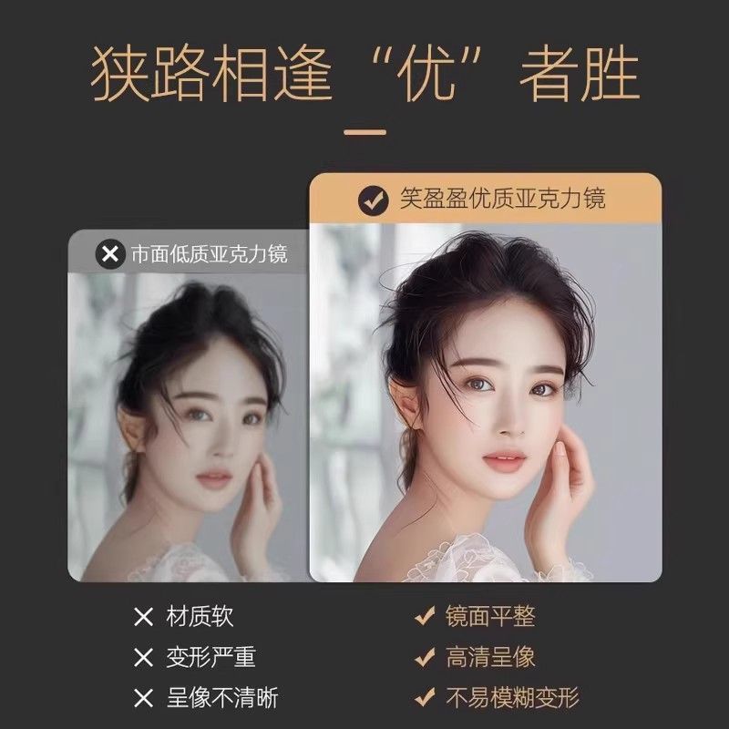 玻璃镜子贴墙自粘全身镜家用穿衣镜卧室宿舍化妆壁挂不变形试衣镜|undefined