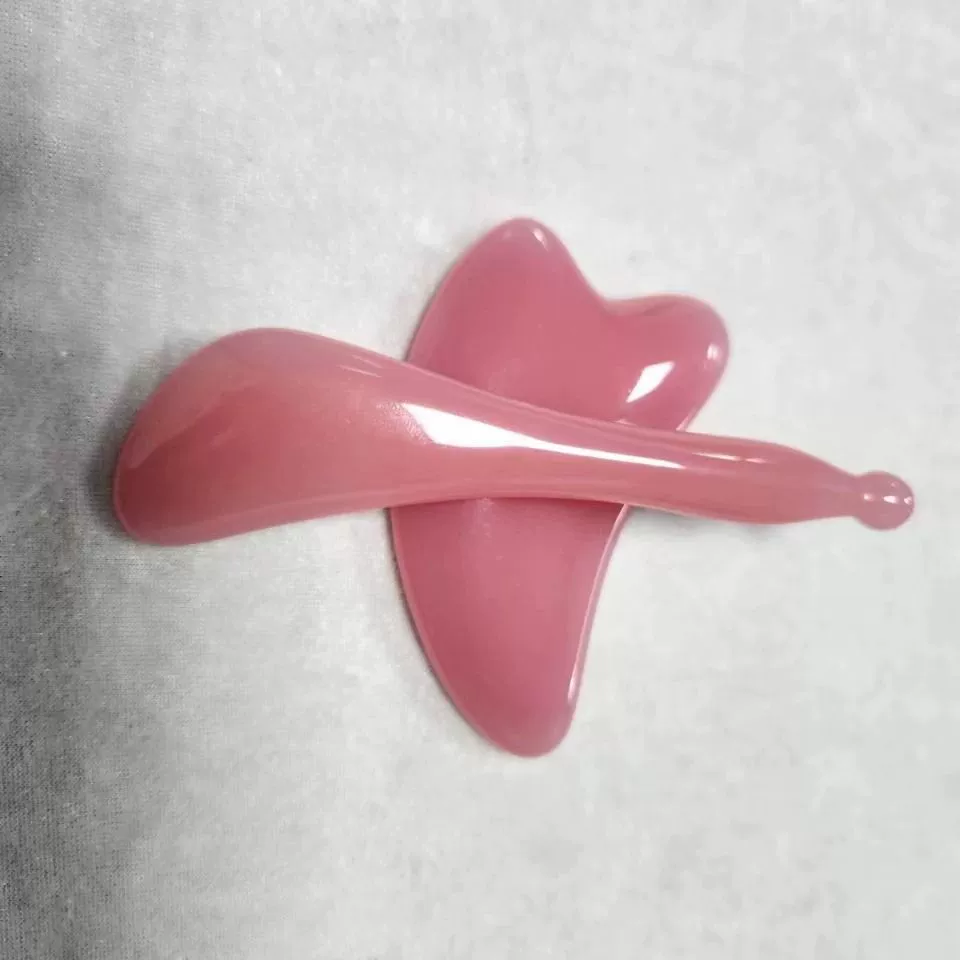 Horn_scrape_plate dialing ribs Facial resin Face, Face Division, Make a Beauty Baseball Delta Cardiac Scraping Tablets