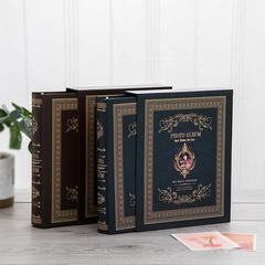 8寸100張 盒裝插頁相冊 8寸過塑可放 兒童 居家 跨境亞馬遜相冊