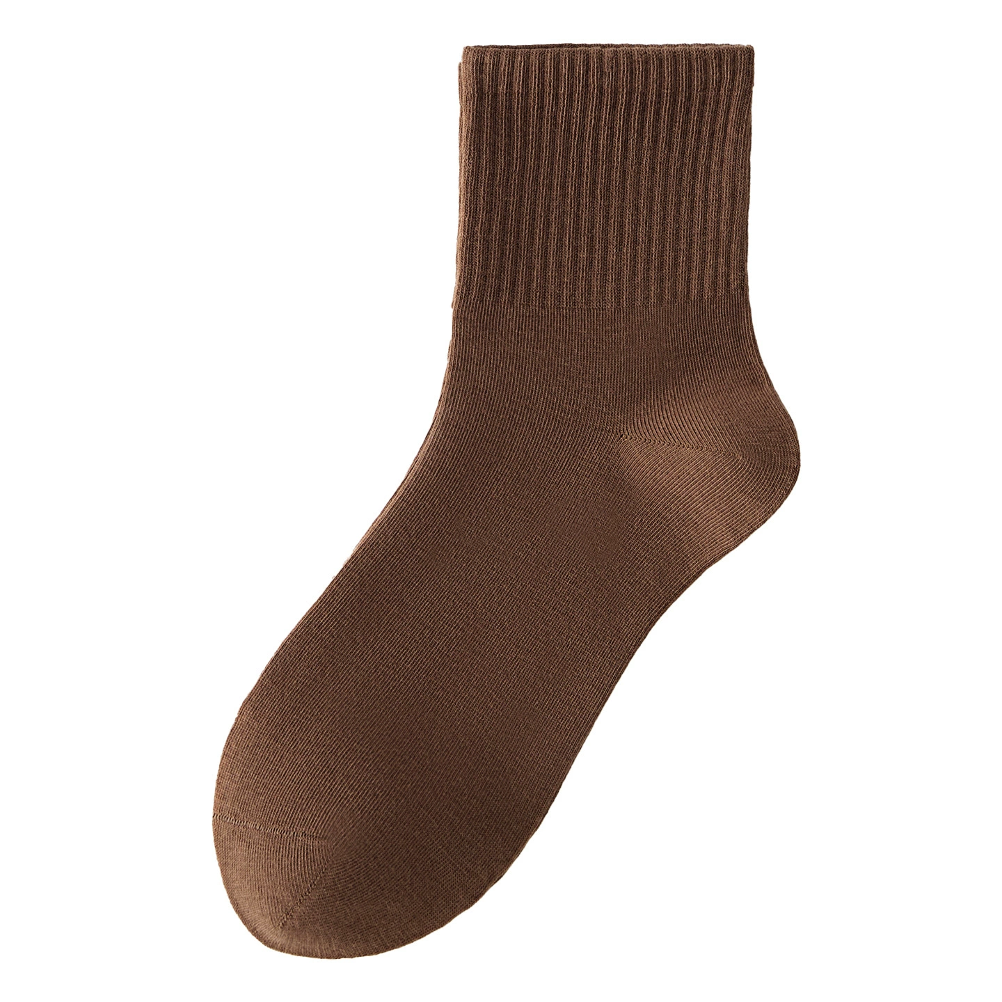 爱嘀嗒 Осенняя японская цветная дышащая knee socks, пряжа из хлопка, впитывает пот и запах, средняя высота