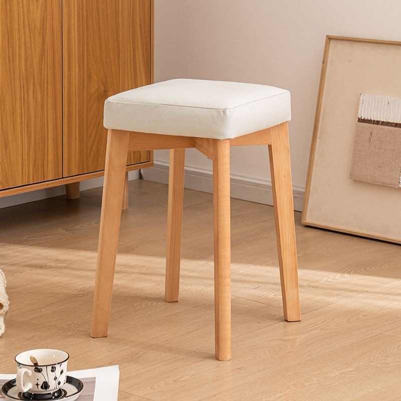 Fabrica directa taburetes de comedor de madera maciza sillas de mesa modernas sillas de respaldo dormitorio sala de estar simple adultos