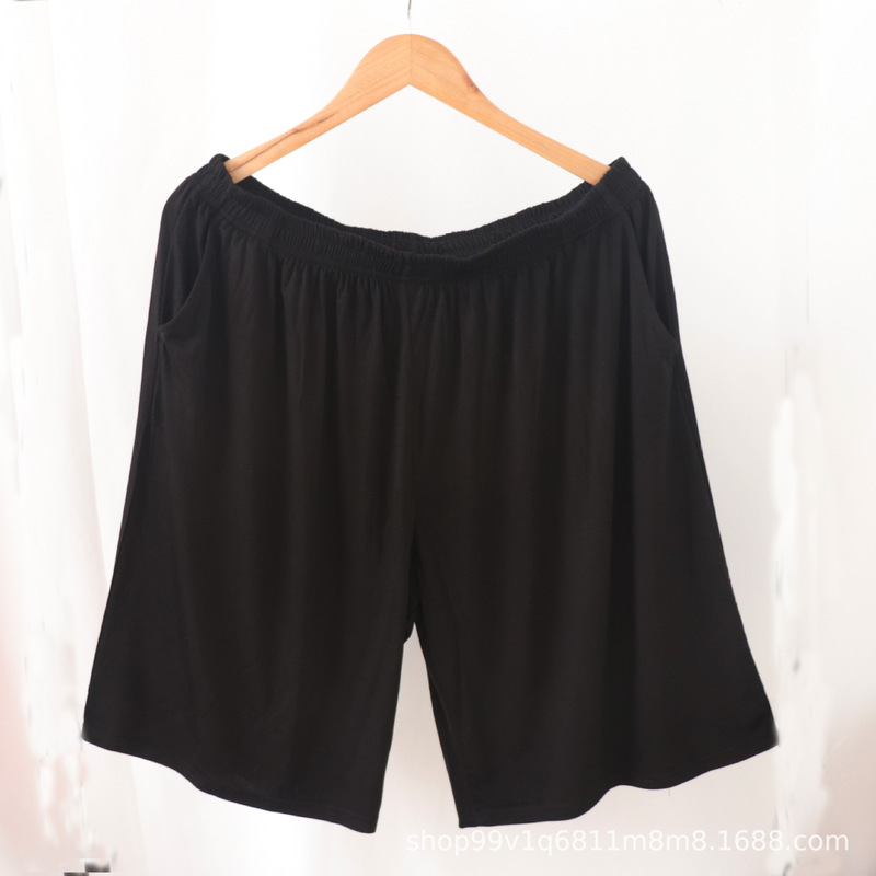 Summer Plus-Size Modal Men's Shorts, Sports Casual Pants, Loose, Comfortable, Breathable, Extra-Large Home Pants