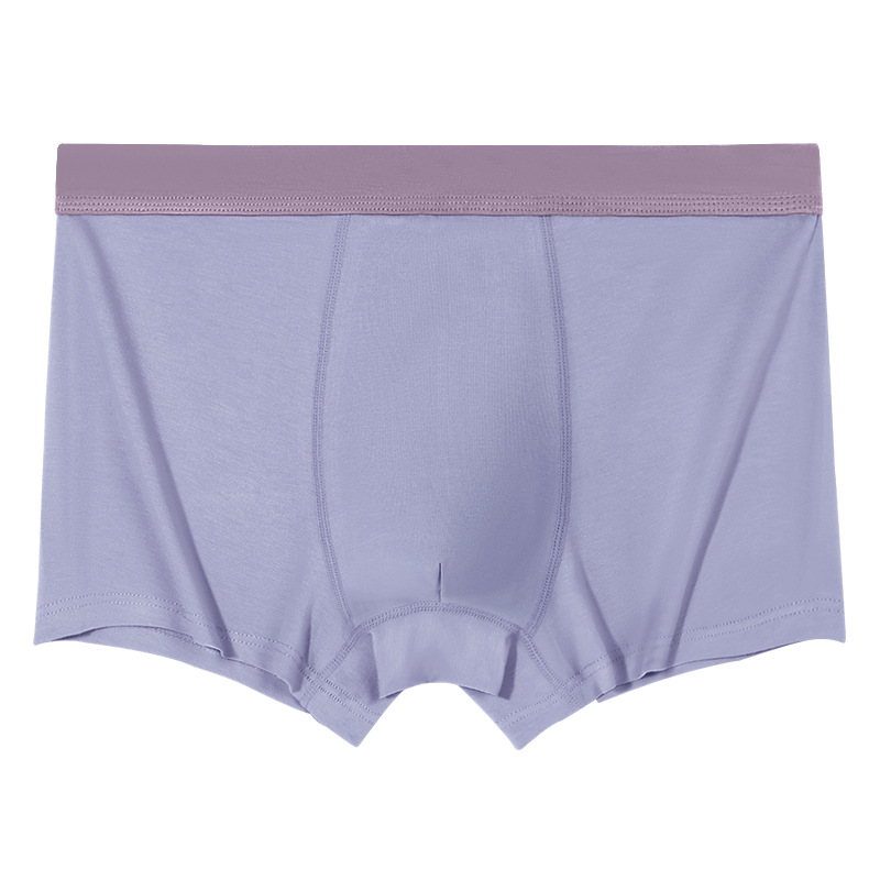 Pantalones interiores de hombre, pantalones de algodón, pantalones de cintura media, pantalones de niño, pantalones cortos cómodos y transpirables de estilo masculino, pantalones cortos de cuatro esquinas, cabeza masculina al por mayor.