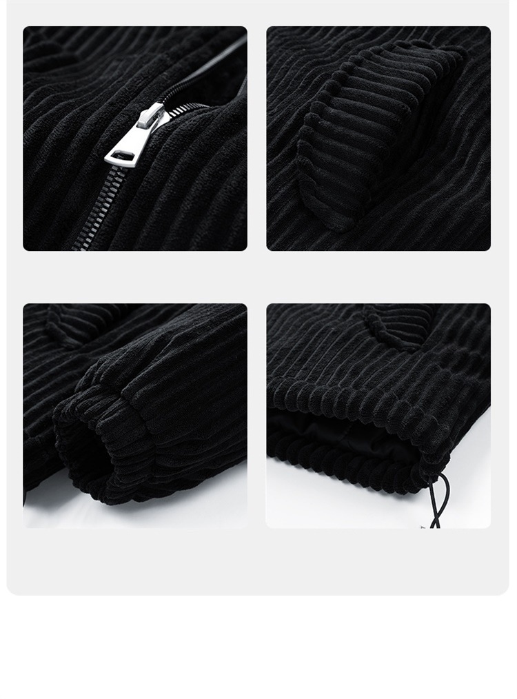 Autumn And Winter Warm Cotton-padded Clothes Men's Corduroy Loose Couple Thickened Windproof Cotton Clothes American Retro Cold-resistant Jacket_voghion.com