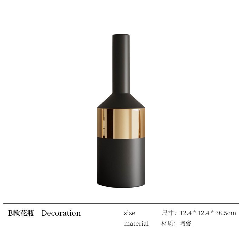 芸貝子のイタリア式の軽い豪華な芸術の高級感のきわめてシンプルな置物の客間の酒の箱のテレビの戸棚のハイエンドの大衆の陶磁器の柔らかいです。