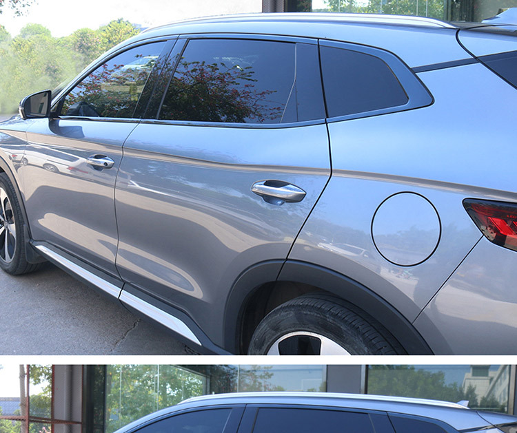 25 BYD Song plusdmi Window Trim Strip Black Samurai Front Bar Blackening Kit Modified Exterior Decoration Accessories