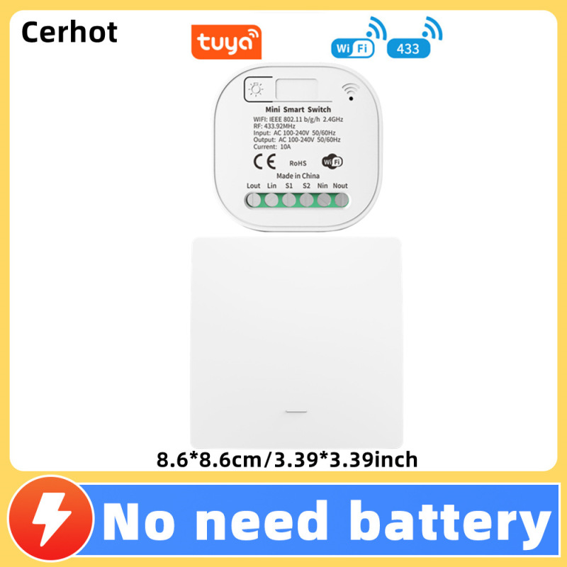電池不要、防水、スマート、自己発電、ワイヤレス、動力エネルギー式スイッチ、リバウンド式、家庭用、リモート操作、自由に貼れるリモコンボタン|undefined