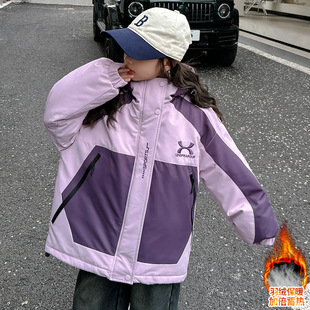 Girls Down Jacket Winter 2023 New Casual Charge Clothes White Duck Down Jacket Big Kids Girls Fashionable Western Style