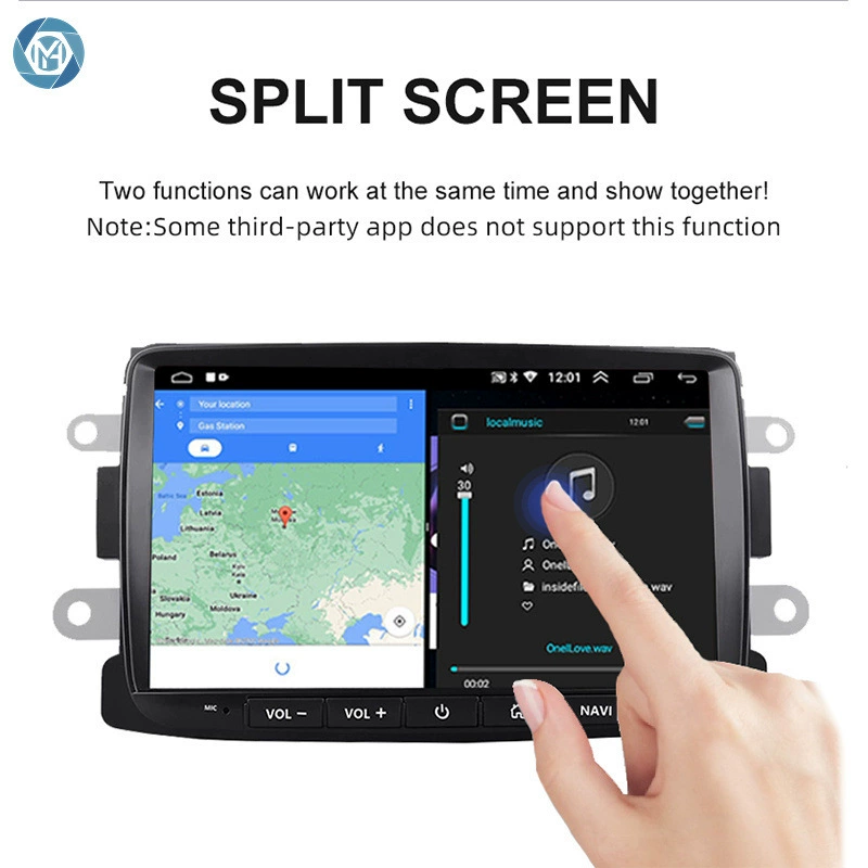 Подходит для Renault/Dacia 2012, 8-дюймовый Smart Android центральный блок с GPS-навигацией, универсальная мультимедийная станция