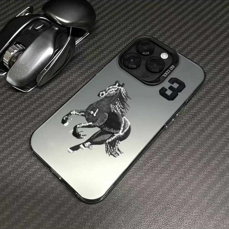 Shockproof Phone Case For Iphone 16 15 14 13 Pro Max War Horse Style_voghion.com