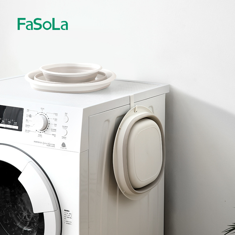 FaSoLa 折りたたみ洗面器自宅学生寮洗濯桶ポータブル旅行サイズ足湯|undefined