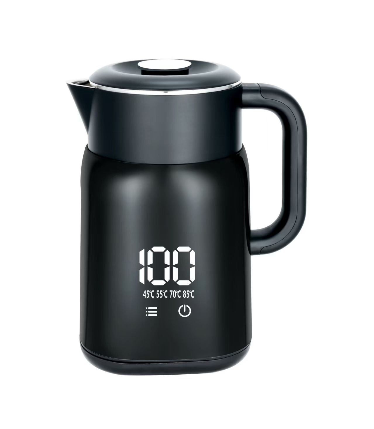 Hervidor de agua de aislamiento integral hervidor de agua de acero inoxidable de gran capacidad 2L con pantalla digital hervidor eléctrico de temperatura constante inteligente