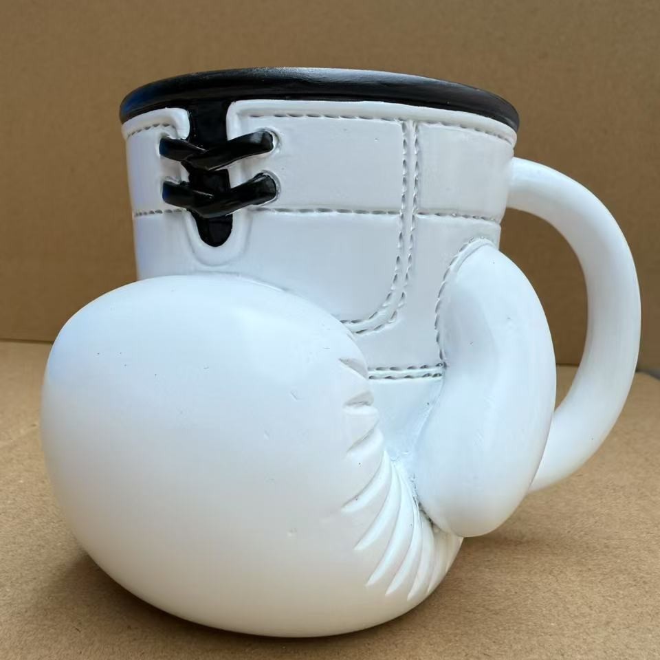 권투 글러브 머그 (화이트)