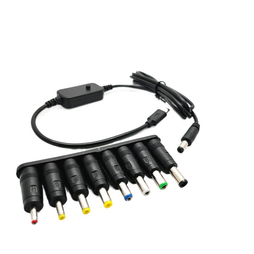 PD línea de trampa 5-12-20V voltaje ajustable TYPEC revolución DC óptico gato router portátil línea de carga rápida