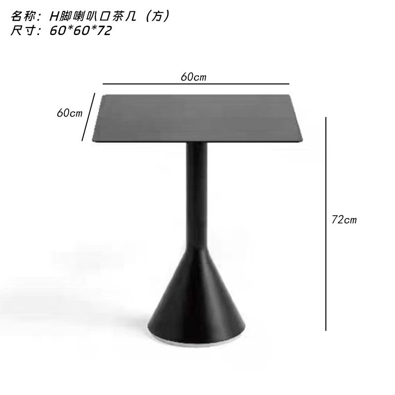 Mesa de balcón patio leche tienda de té snack centro comercial jardín terraza mesa de alojamiento mesa larga mesa de comedor estilo nórdico simple