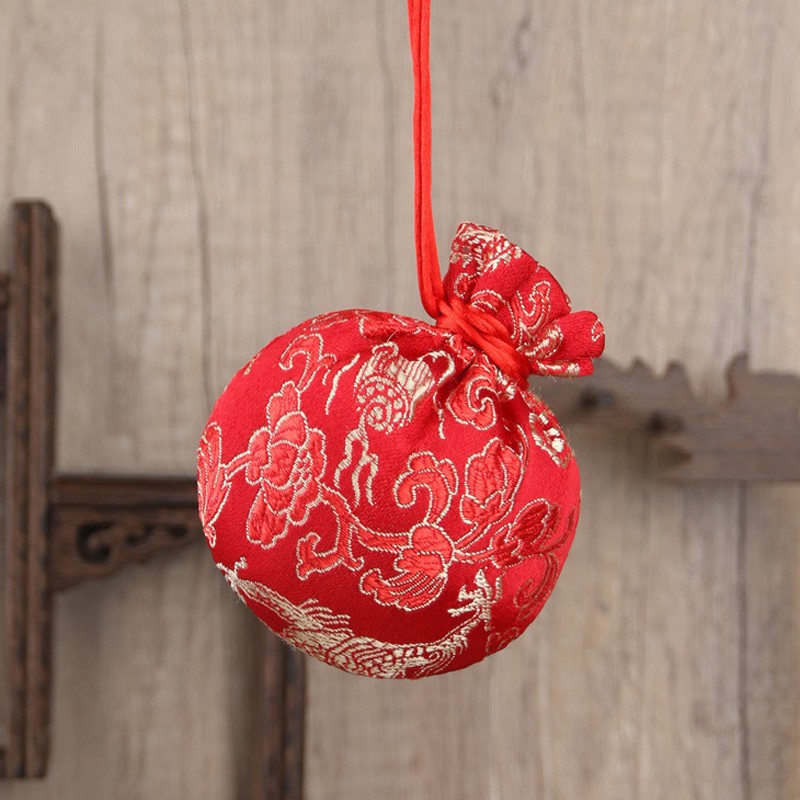 Festival del Barco del Dragón estilo nacional bolsita bolsa de coche bolsa vacía Halter pequeña bolsita colgante bendición Yushou Título de Oro bolsa de brocado