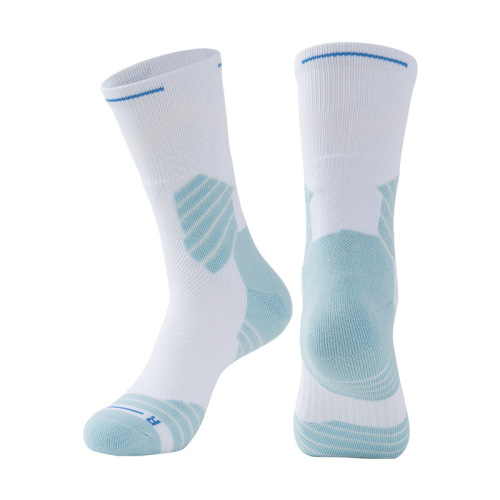 Bullfighting basketball socks 2.0 thickened towel bottom men's high-top running practical professional long mid-tube elite sports socks