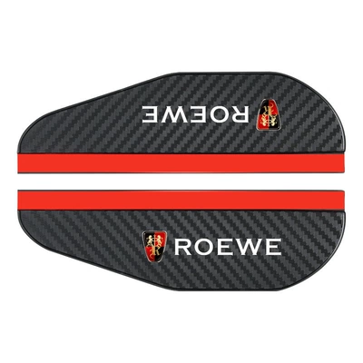 Thickened Carbon Fiber Pattern Car, Rearview mirror rainproof sticker - rain-eyebrow-carbon-fiber-pattern-roewe-pair-set