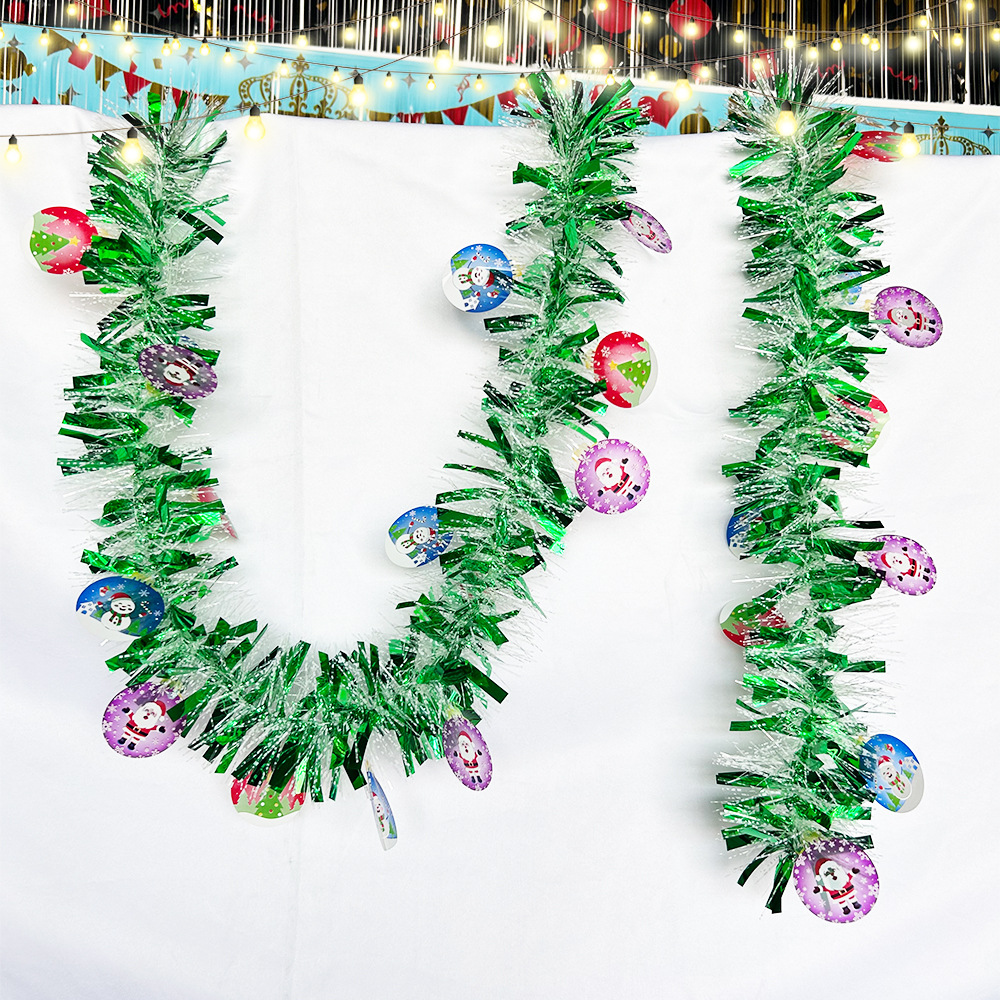 Nuevos productos transfronterizos Amazon de Navidad fiestas de artículos de color decoración de color