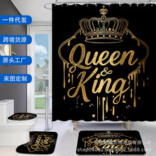 �ߴ��Rȫ  ԡ���S�� �羳���� ��ɫ�ʹ�queen�ckingӡ��ԡ��4����