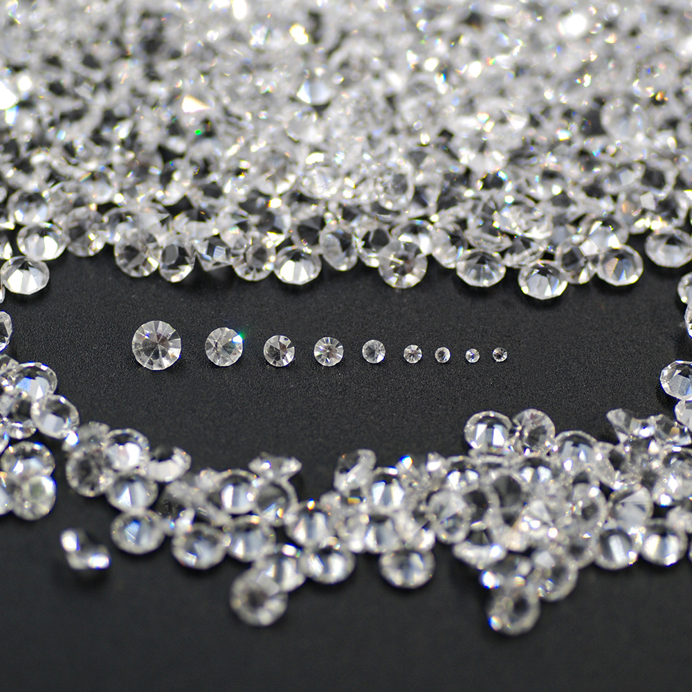 Single pointed bottom nude Diamond White Diamond transparent pile Diamond non-plated background color nail jewelry diamond rhinestone diy flash Diamond Diamond Diamond loose diamond