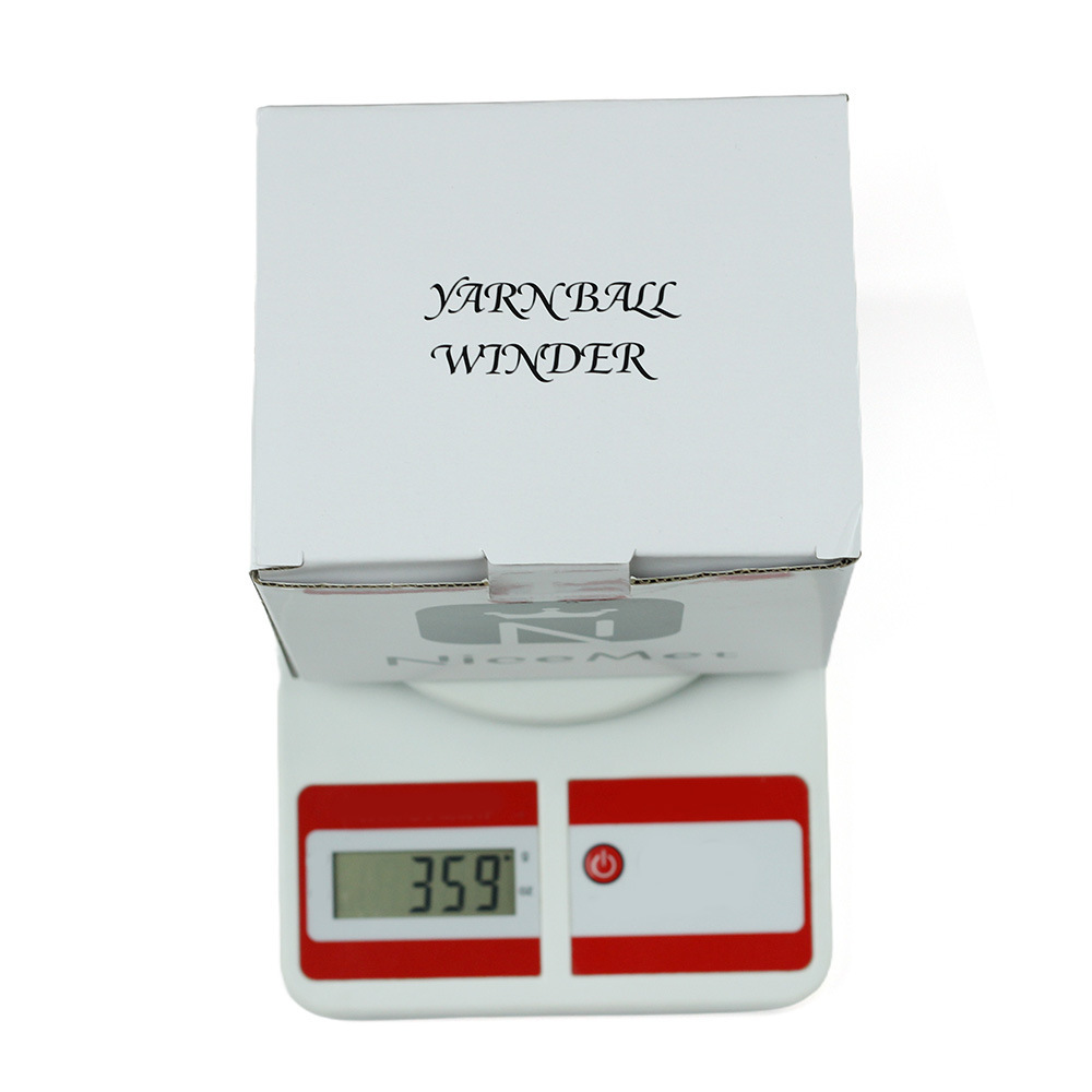 Herramienta de tejido de lana enrollador manual de plástico enrollador manual de lana agrupador