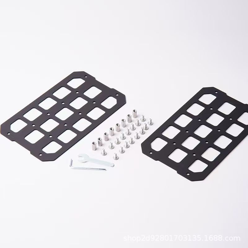 Motorcycle Tail Box Multi-Functional Expansion Artifact Universal Molle Tactical Mounting Board DIY Modification Kit