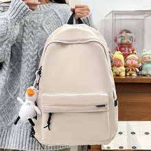 新款日韩高颜值可爱双肩包女新款大容量书包休闲背包学生通勤包