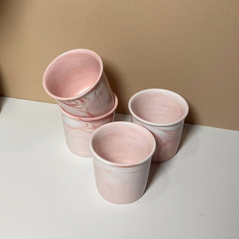 大理石模様陶磁器カップクリエイティブ陶磁器カップ家庭用カップマグカップコーヒーカップ尾品特売|undefined