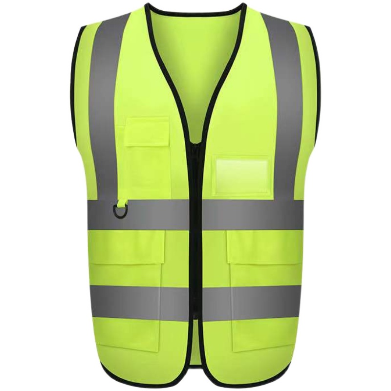 Trajes reflectantes chaleco de seguridad de construcción chaleco de transporte vial saneamiento fluorescente transpiración nocturna impresión personalizada