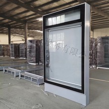滚动灯箱厂家换画滚动 立式滚动灯箱单面滚动灯箱候车亭滚动灯箱