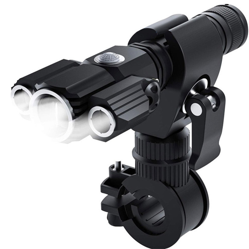 배터리 플러스 회전 브래킷이없는 USB 헤드 라이트