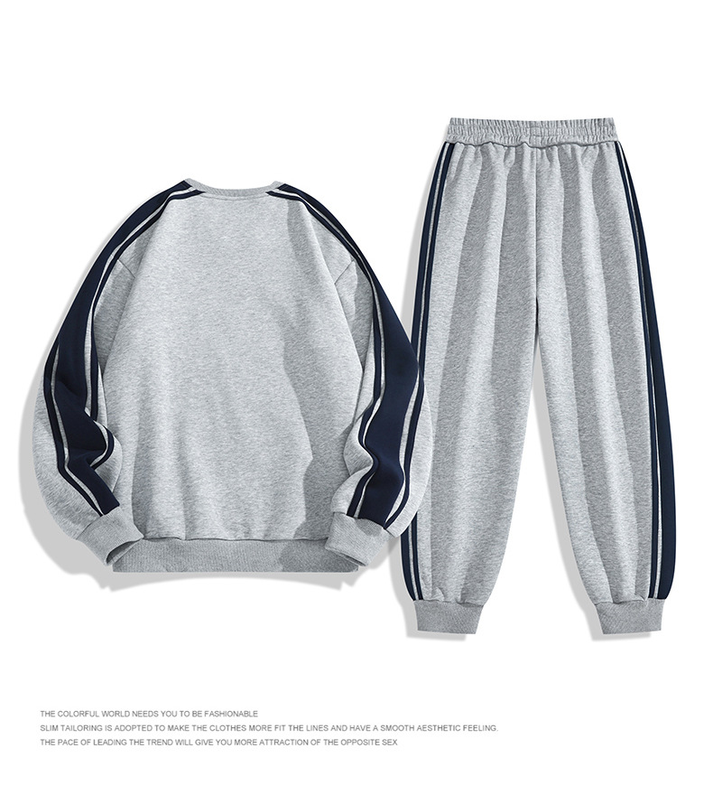 Men's Clothing Cross border casual sports suits for men in spring and autumn, trendy brands, loose sweatshirts, couples' suits, pants_voghion.com