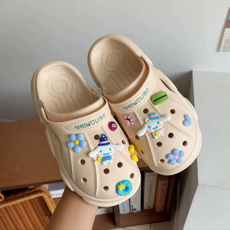 Кроксы Buzz Lightyear 9909 женские летние, закрытые, противоскользящие толстая подошва