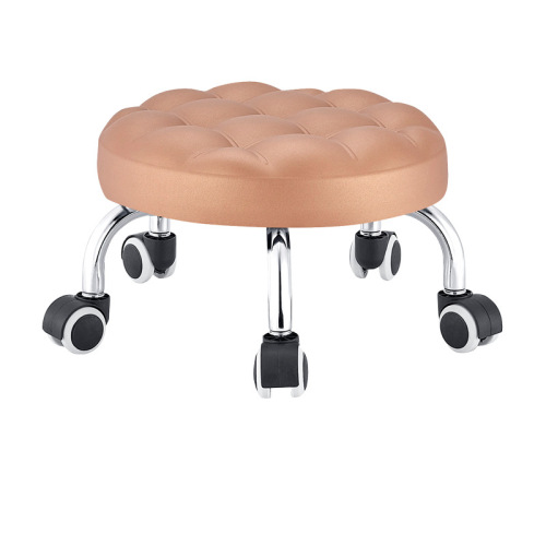 Home Skating Low Step Stool for Children Learning to Walk, Movable Beauty Stool with Wheels for Adults, Round Stool for Wholesale, Bench