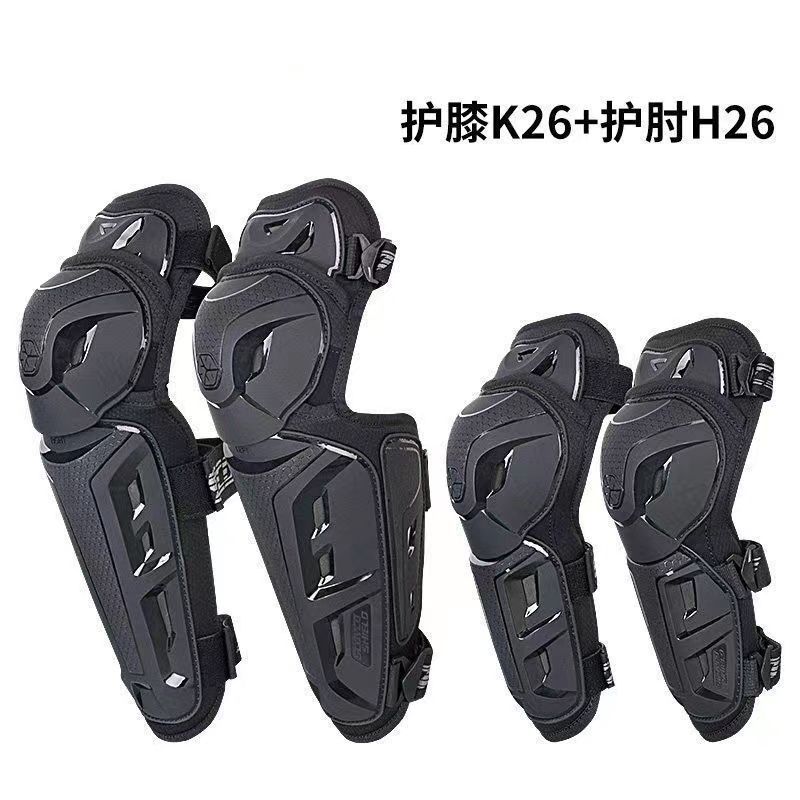 Scoyco K26H26 Motorcycle Riding Knee Pads and Elbow Pads Four-Piece Set Anti-Fall Off-Road Motorcycle Protective Gear