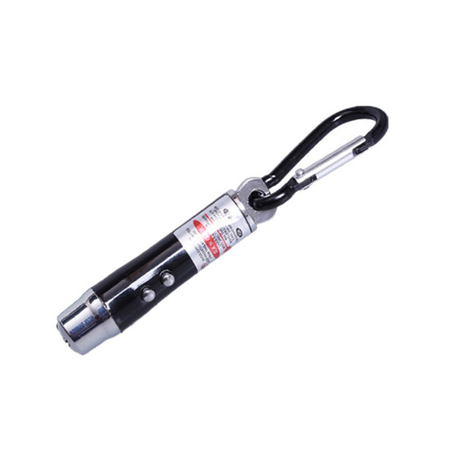 Multi-functional three-in-one mini gift flashlight LED lighting portable flashlight laser light purple light banknote verification light