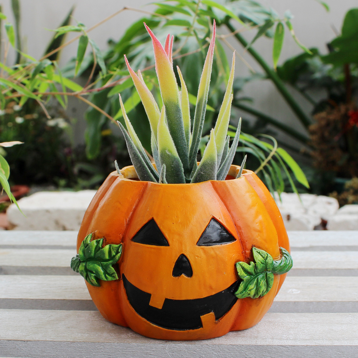  Halloween Pumpkin Flower Pot Ghost Festival Decoration Ornaments Flower Pot Home Office Desktop Small Flower Pot Holiday Ceremony