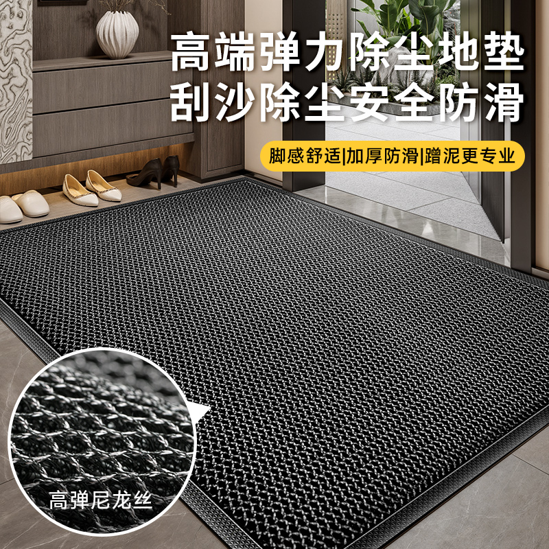 别墅入户门地垫家用大门口高端防滑脚垫耐脏容易打理进门除尘垫子